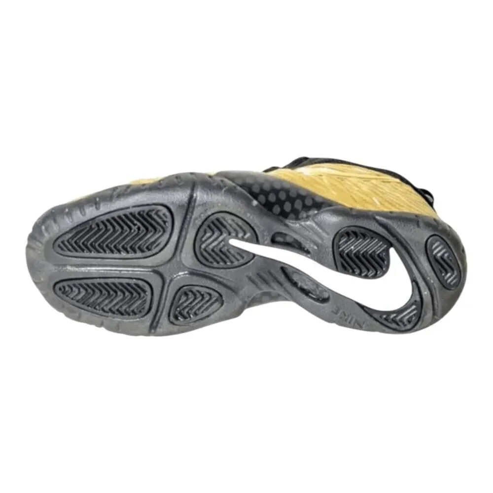 NIKE Air Foamposite Pro GS 'Metallic Gold' Sneakers Size 4Y